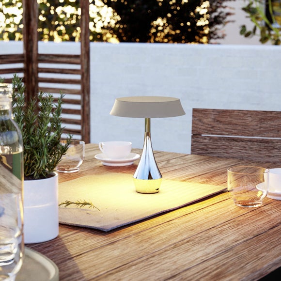 View Eglo Turcio Rechargeable Touch Dimmable Led Outdoor Table Lamp View Eglo Turcio Rechargeable Touch Dimmable Led Outdoor Table Lamp