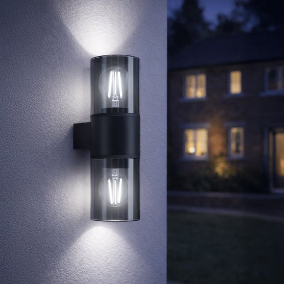 Click to view product details and reviews for Eglo Cropani 2 Light Outdoor Wall Light.