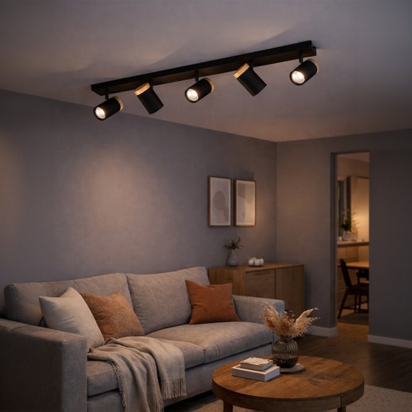 Click to view product details and reviews for Eglo Cartagena 5 Light Adjustable Led Spotlight.