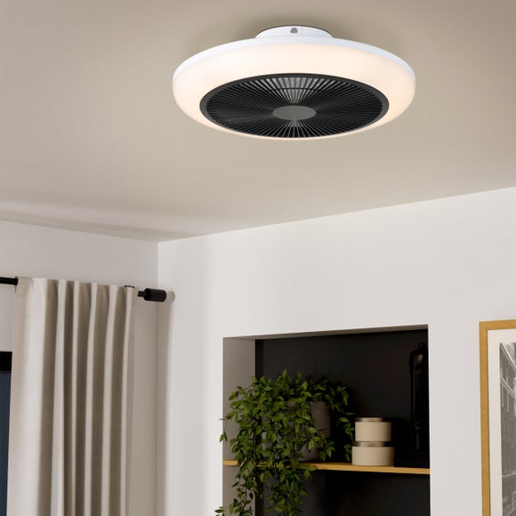 EGLO Saylulita LED Ceiling Light with Fan
