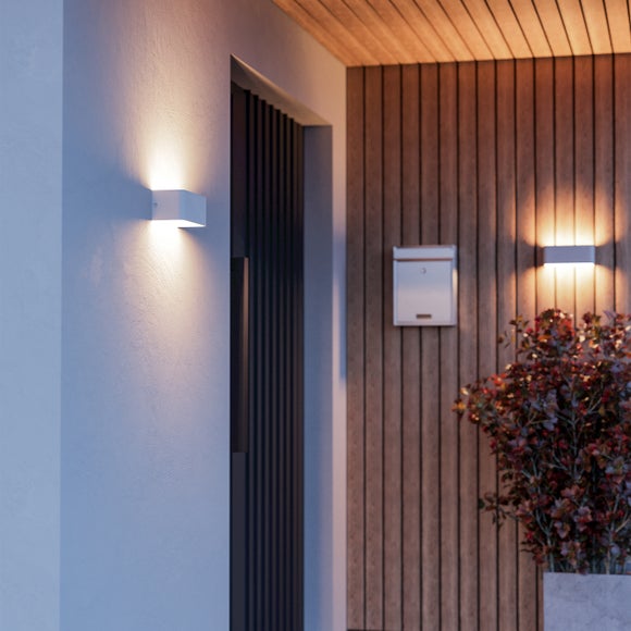 Click to view product details and reviews for Eglo Sania Z Smart Colour Changing Led Outdoor Wall Light.