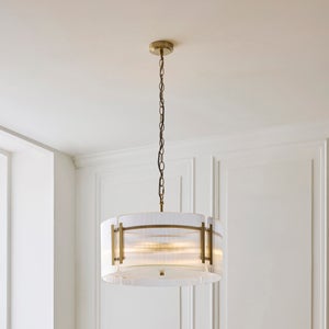 Veneto Ribbed 5 Light Adjustable Pendant Light