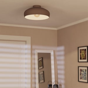 Eglo Mogano Retro Flush Ceiling Light