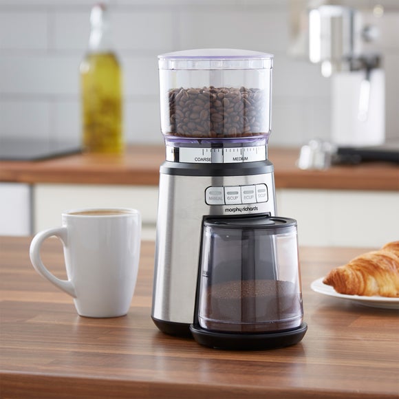 Morphy Richards Stainless Steel Burr Grinder