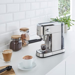 Morphy Richards Stainless Steel Traditional Compact Pump Espresso Coffee Machine