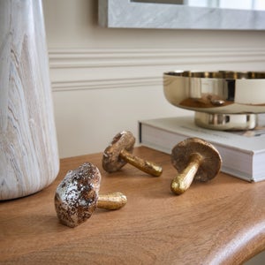 Set Of 3 Mushroom Ornaments