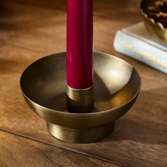 Photo 2 of Gold Taper Candle Holder Photo 2 of Gold Taper Candle Holder