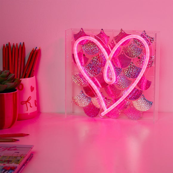 The Feel Good Club Signography Heart Neon Sign