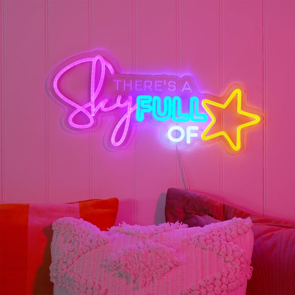 The Feel Good Club Signography Sky Full of Stars Neon Sign