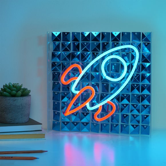 The Feel Good Club Signography Rocket Neon Sign