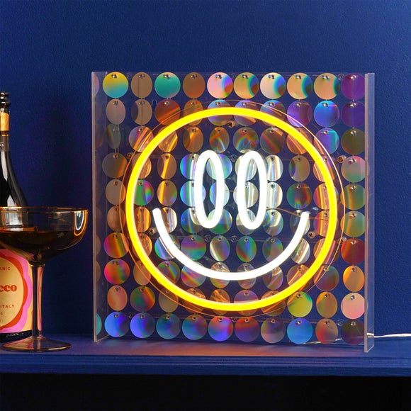 View The Feel Good Club Signography Smiley Neon Sign View The Feel Good Club Signography Smiley Neon Sign