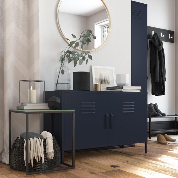 Return - Bradford 2 Door Metal Accent Cabinet