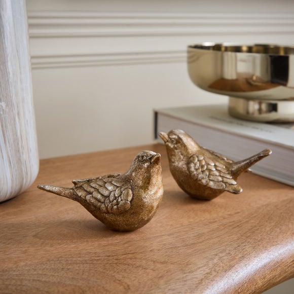 View Set Of 2 Bird Ornaments View Set Of 2 Bird Ornaments