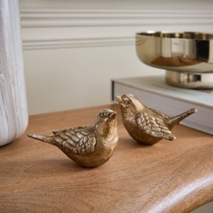 Set Of 2 Bird Ornaments