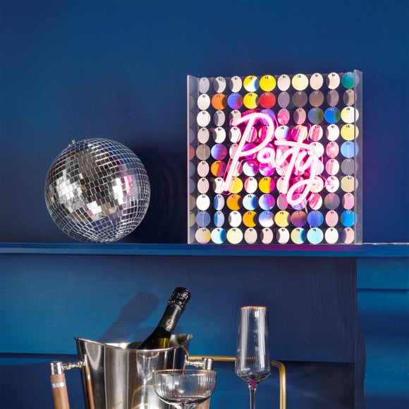 The Feel Good Club Signography Party Neon Sign