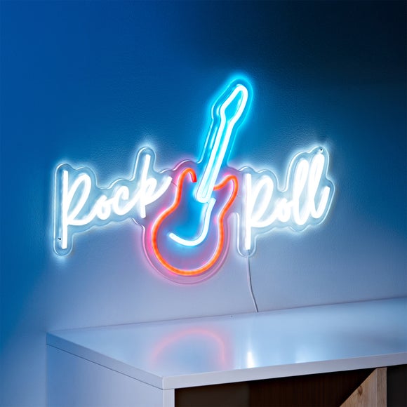 The Feel Good Club Signography Rock and Roll Neon Sign