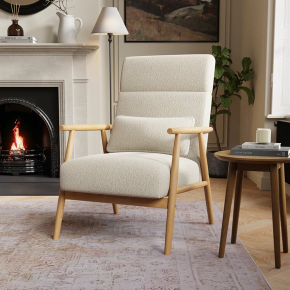 Return - Alpine Boucle High Back Spindle Chair