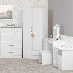 Return - Nevada 2 Drawer Bedside Table