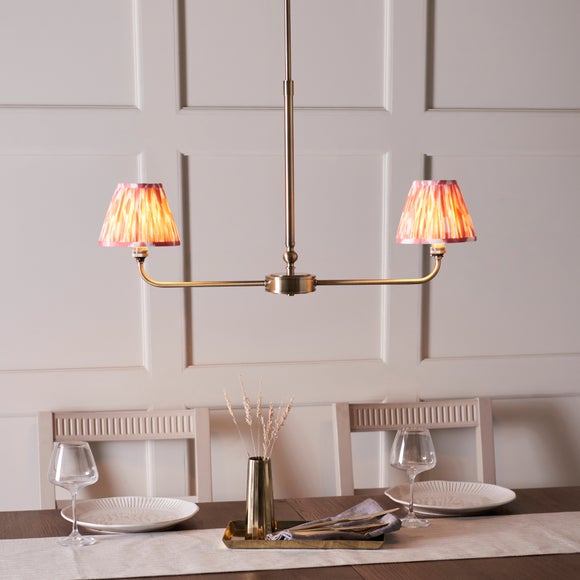 Vogue Leila 2 Light Adjustable Linear Ceiling Light