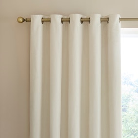 Herringbone Chenille Eyelet Curtains