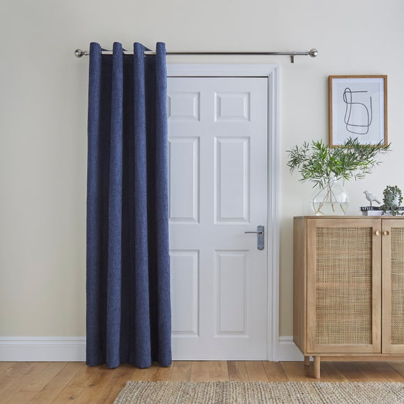 Ensley Blackout Eyelet Door Curtain