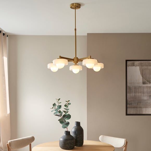 Vogue Hallie 5 Light Adjustable Pendant Light