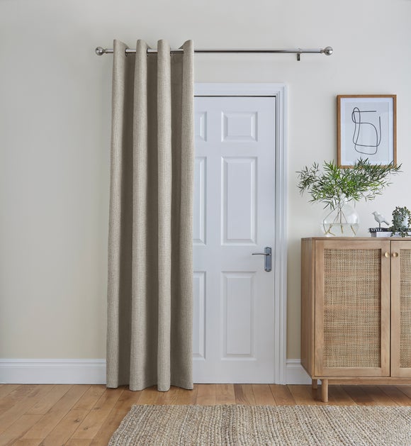 Ensley Blackout Eyelet Door Curtain