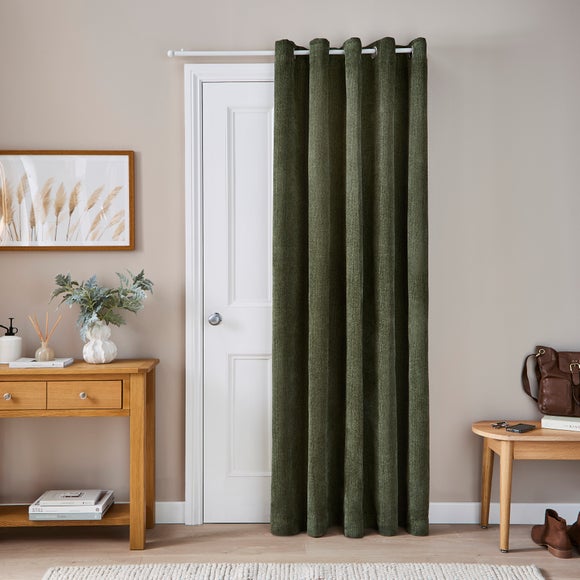 Ensley Blackout Eyelet Door Curtain
