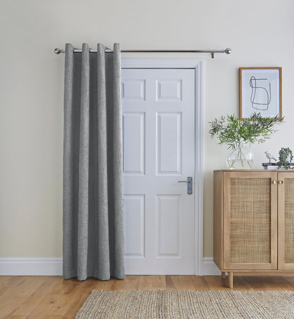 Ensley Blackout Eyelet Door Curtain