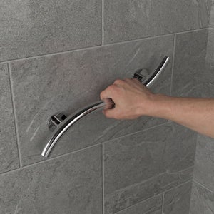 Invisible Creations Elegance Stainless Steel Wave Grab Rail