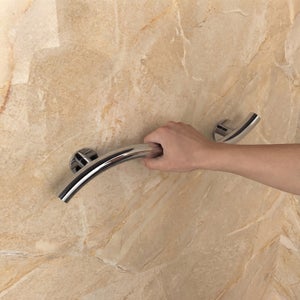 Invisible Creations Elegance Stainless Steel Wave Grab Rail
