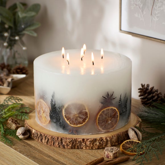 Crisp Linen & Jasmine XXL Inclusion Candle
