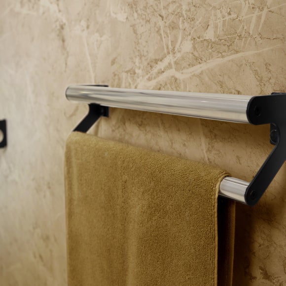 Invisible Creations Elegance Polished Stainless Steel Towel Rail