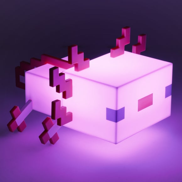 Minecraft Axolotl Night Light