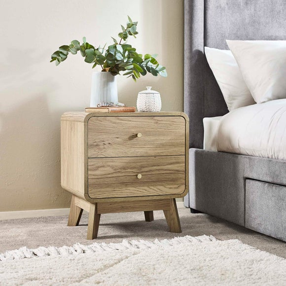 Return - Ingrid 2 Drawer Bedside Table