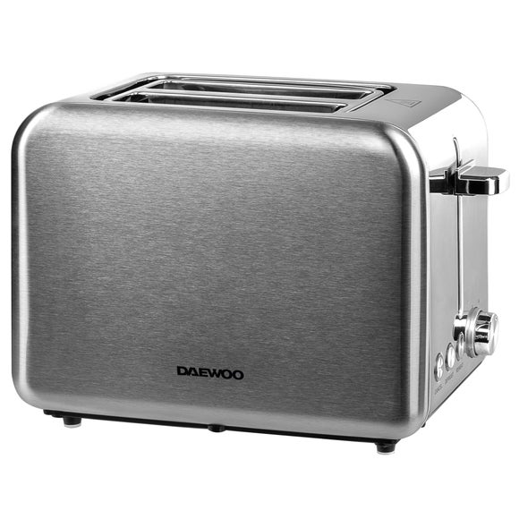 Daewoo 2 Slice Stainless Steel Toaster