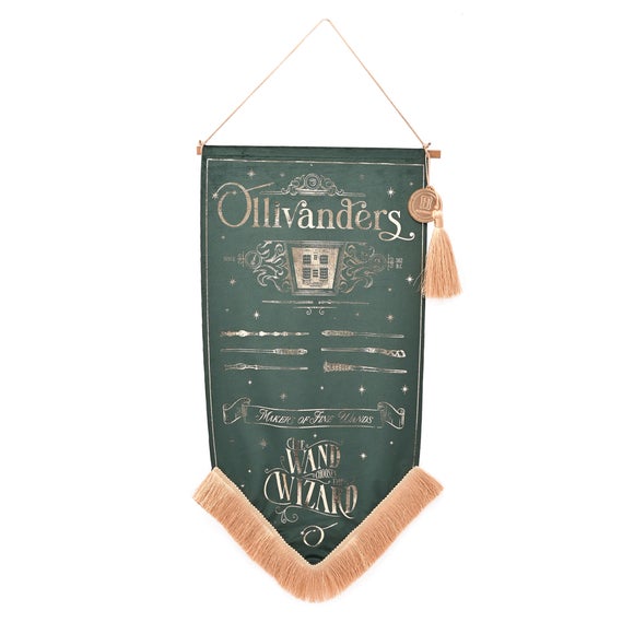 View Harry Potter Alumni Ollivanders Hanging Banner View Harry Potter Alumni Ollivanders Hanging Banner
