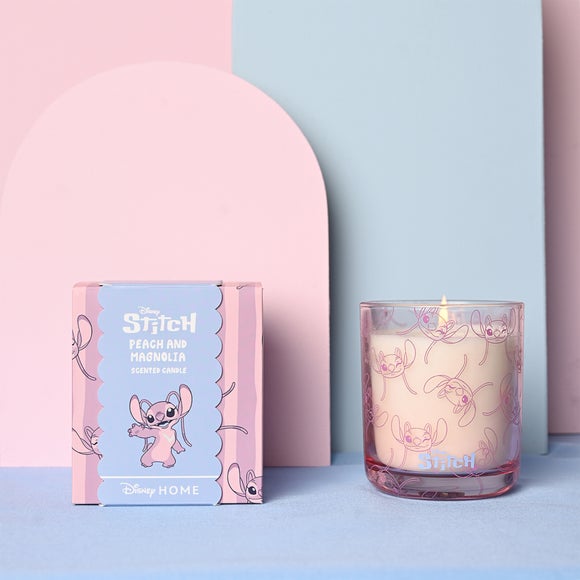 Disney Stitch Angel Peach & Magnolia Candle