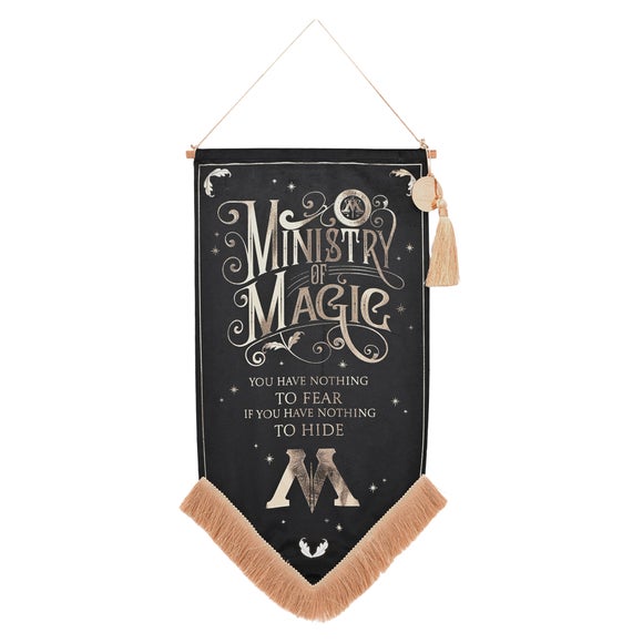 Harry Potter Alumni Ministry Of Magic Hanging Banner