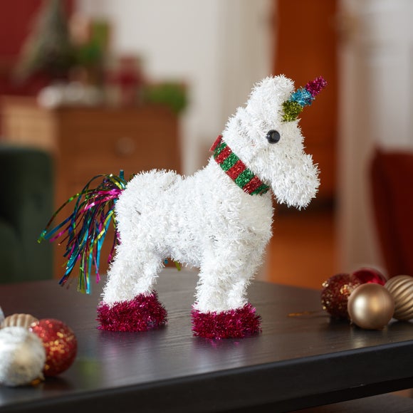 Tinsel Unicorn Pendant