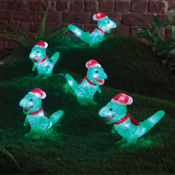 InLit Set of 5 Ice Dinos