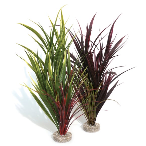 Sydeco Artificial Wild Grass Aquarium Plant Decoration