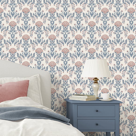 Garden Block Print Wallpaper