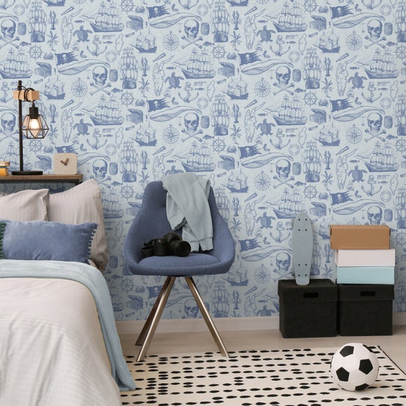 Nautical Adventures Print Wallpaper