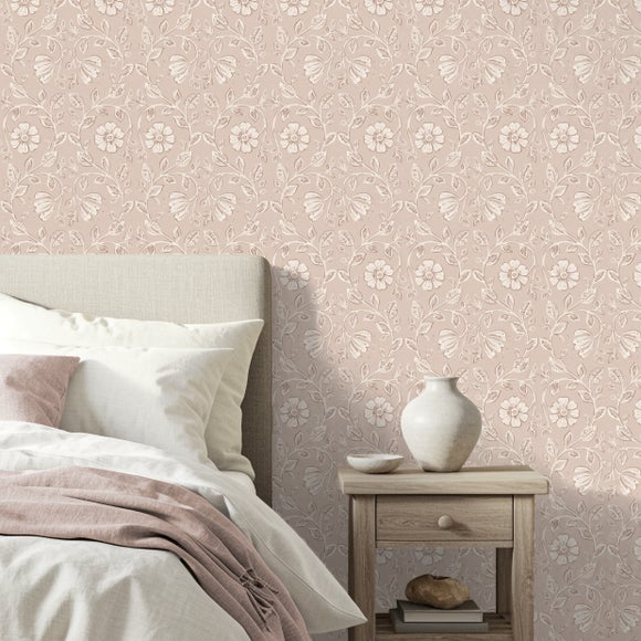 Edith Block Print Wallpaper