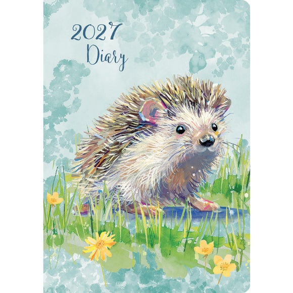 Wildlife Hedgehog 2027 A5 Diary