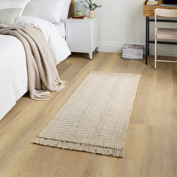 Cotton Chenille Ivory Scatter Rug