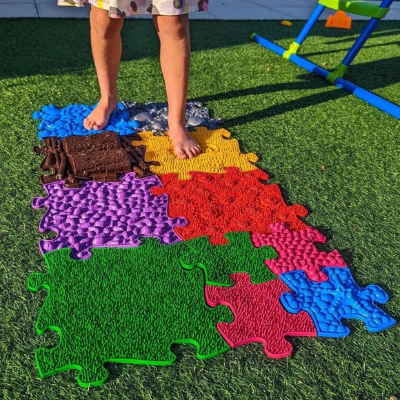 Muffik Set of 11 Orthopaedic Sensory Big and Small Play Mats