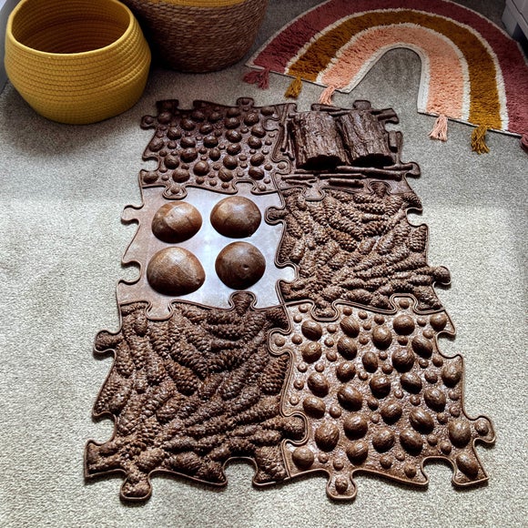 Muffik Set of 6 Orthopaedic Sensory Earth Play Mats