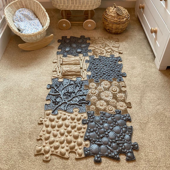 Muffik Set of 8 Orthopaedic Sensory Natural Play Mats